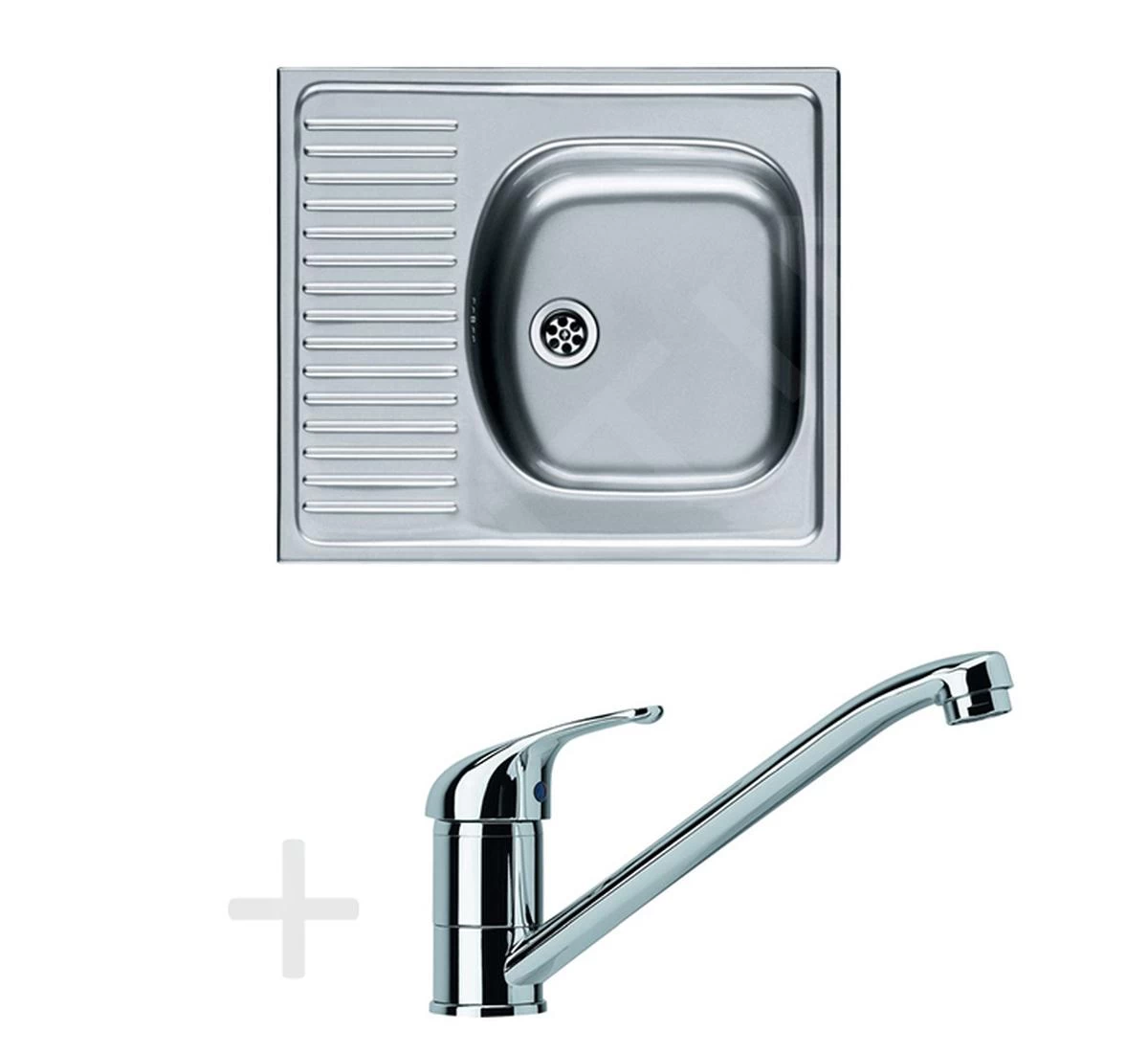 Franke Colonnes - Kit De Cuisine N32, évier En Inox ETN 611-58 + Robinet FB 250, Chrome 101.0283.215 3 Franke Colonnes - Kit De Cuisine N32, évier En Inox ETN 611-58 + Robinet FB 250, Chrome 101.0283.215