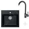 Franke Colonnes - Kit De Cuisine T25, évier En Tectonite SID 610, Noir + Robinet FP 9000, Onyx NEW 114.0366.029 -Franke 0332b4c3584e58c981079ec5