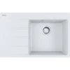 Franke Centro - Évier En Fragranite CNG 611-78 TL / 7, 780x500 Mm, Blanc-glace 114.0637.505