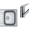 Franke Colonnes - Ensemble N79, évier Inox SKN 611-79 Et Robinetterie FC 9547.031, Inox/chrome 101.0618.832 -Franke 2210d2417e70cc054c09909c