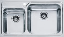 Franke Galassia - Évier En Inox, GAX 620, 860x500 Mm + Siphon 101.0120.146