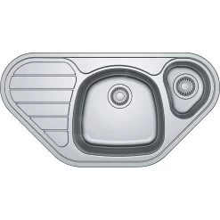 Franke Colonnes - Ensemble N80, évier D’angle Inox SKX 651 E Et Robinetterie FB 250.031, Inox/chrome 101.0618.835 -Franke 28b5e4db41828d72764ef50c