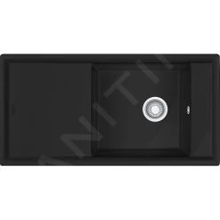 Franke Ambion - Évier En Céramique ABK 611-100, 1000x510 Mm, Anthracite Mat 124.0515.576