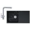 Franke Colonnes - Set De Cuisine T39, évier En Tectonite OID 611, Noir + Robinet SAMOA 114.0441.299 -Franke 310ab581313c6b513bdd4ab1