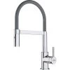 Franke Lina - Mitigeur D&apos;évier FC 6087.031 Avec Un Bras Flexible, Chrome / Gris 115.0626.087 -Franke 32ff8d01ed480da40c294d7f
