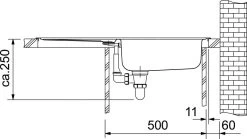 Franke Colonnes - Set De Cuisine N48, évier En Inox ETN 614 6/4" NOVA + Robinet FB 250, Chrome 101.0366.097 -Franke 38c19637ba94bc3f1ddf1348