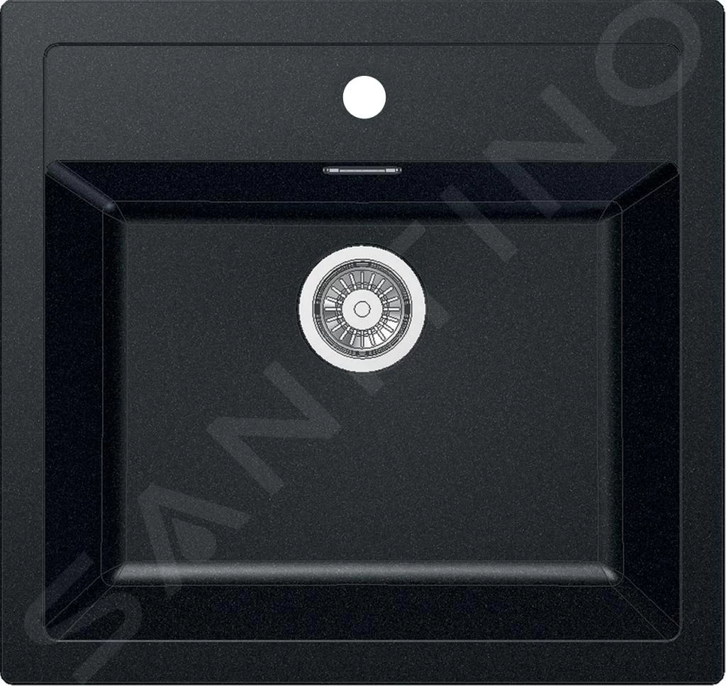 Franke Sirius - Évier En Tectonite SID 610, 560x530 Mm, Noir 114.0264.011 3 Franke Sirius - Évier En Tectonite SID 610, 560x530 Mm, Noir 114.0264.011