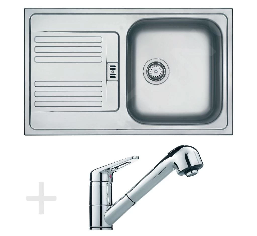 Franke Colonnes - Set De Cuisine N12, évier En Inox EFN 614-78 + Robinet FC 9547.031, Chrome 101.0684.401 3 Franke Colonnes - Set De Cuisine N12, évier En Inox EFN 614-78 + Robinet FC 9547.031, Chrome 101.0684.401