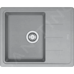 Franke Colonnes - Ensemble G172, évier En Fragranit BFG 611-62 Et Robinetterie FP 9000.084, Gris Pierre/gris Pierre 114.0619.581 -Franke 47310be4167eb255aafff67d