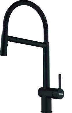 Franke Active - Mitigeur D&apos;évier FN 3407.901, Avec Bras Flexible, Noir Mat 115.0653.409