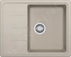 Franke Basis - Évier En Fragranit BFG 611-62, 620x500 Mm, Sahara 114.0285.111