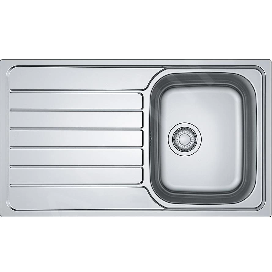 Franke Spark - Évier En Inox SKX 611, 860x500 Mm 101.0387.819 3 Franke Spark - Évier En Inox SKX 611, 860x500 Mm 101.0387.819