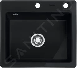 Franke Mythos - Évier En Céramique MTK 610-58, 580x510 Mm, Anthrazit Matt 124.0380.250