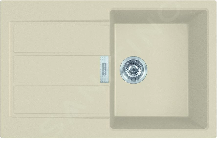 Franke Sirius 2.0 - Évier En Tectonite S2D 611-78, 780x500 Mm, Beige 143.0670.896 3 Franke Sirius 2.0 - Évier En Tectonite S2D 611-78, 780x500 Mm, Beige 143.0670.896