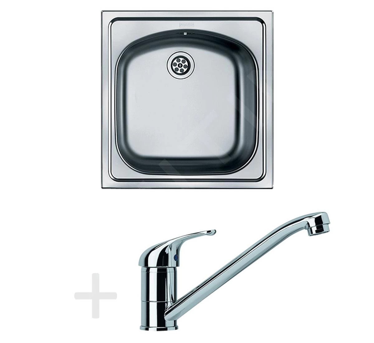 Franke Colonnes - Kit De Cuisine N31, évier En Inox ETN 610 + Robinet FB 250, Chrome 101.0283.213 3 Franke Colonnes - Kit De Cuisine N31, évier En Inox ETN 610 + Robinet FB 250, Chrome 101.0283.213