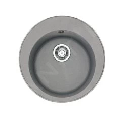 Franke Rondo - Évier En Fragranit ROG 610, 510 Mm, Rond, Pierre Gris 114.0284.731