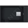 Franke Kubus 2 - Évier En Fragranite KNG 110-62, 760x460 Mm, Noir Mat 125.0627.321 -Franke 6a7c2d2d219cd48cbf742a1c