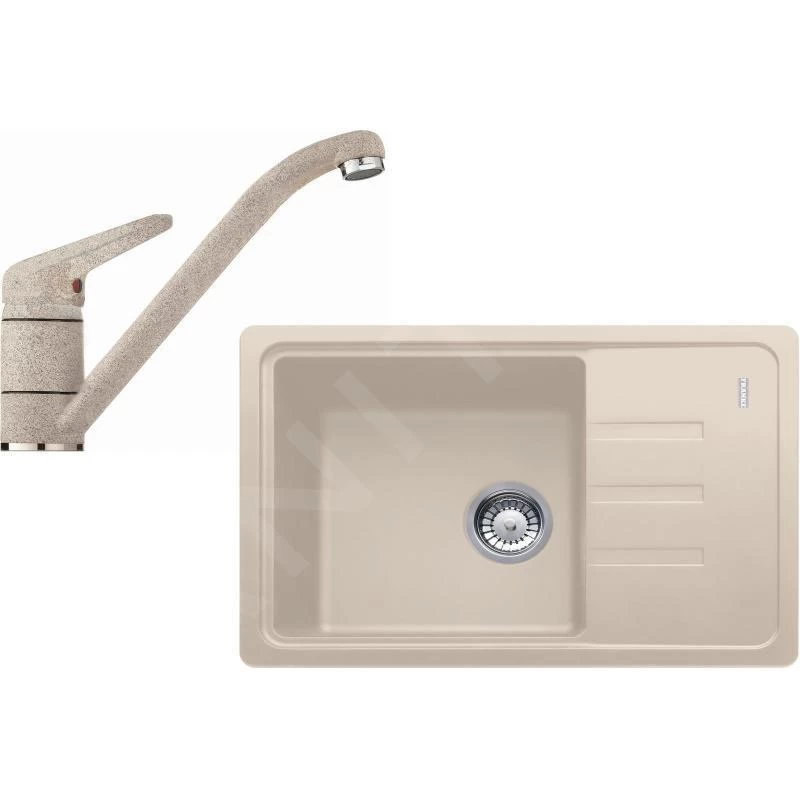 Franke Colonnes - Set De Cuisine G117, évier En Fragranit BSG 611-62, Sahara + Robinet FP 9541.082, Sahara 114.0440.700 3 Franke Colonnes - Set De Cuisine G117, évier En Fragranit BSG 611-62, Sahara + Robinet FP 9541.082, Sahara 114.0440.700