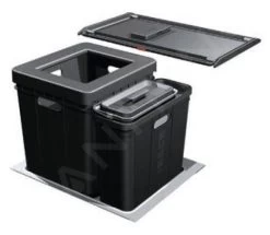 Franke Poubelle Tri Sélectif - Poubelle Encastrée Composta 350-60 121.0307.526