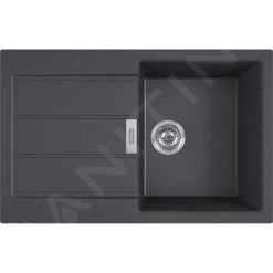 Franke Colonnes - Ensemble De Cuisine T104, évier En Tectonite S2D 611-78 Et Mitigeur FP 9000.031, Noir / Chrome 143.0675.726 -Franke 77f4049f3009817f35e7fae6