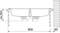 Franke Euroform - Évier En Inox EFN 620-78, 780x475 Mm + Siphon 101.0120.102 -Franke 78ce3ef95ec53c40b60978b0