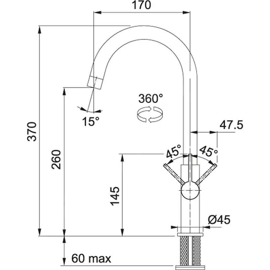 Franke Colonnes - Ensemble De Cuisine G169, évier En Fragranit MRG 611-78 BB Et Mitigeur FP 0408.031, Cachemire / Chrome 114.0587.982 5 Franke Colonnes - Ensemble De Cuisine G169, évier En Fragranit MRG 611-78 BB Et Mitigeur FP 0408.031, Cachemire / Chrome 114.0587.982 – Image 3