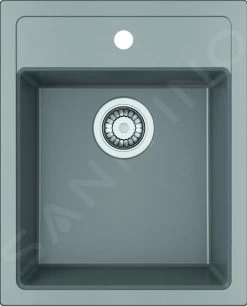 Franke Sirius - Évier En Tectonite SID 610-40, 430x530 Mm, Gris 114.0503.044