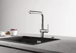 Franke Active New - Mitigeur D'évier FN 6110.031, Avec Douchette Extractible, Chrome 115.0653.379 -Franke 8e748b0a8e90c8807fcdcb92