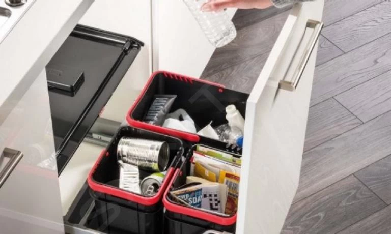 Franke Poubelle Tri Sélectif - Poubelle Encastrable 300-45 Trio 121.0150.145 5 Franke Poubelle Tri Sélectif - Poubelle Encastrable 300-45 Trio 121.0150.145 – Image 3