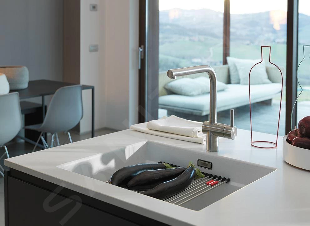 Franke Kubus 2 - Évier En Fragranit KNG 110-52, 560x460 Mm, Blanc Artic 125.0641.421 6 Franke Kubus 2 - Évier En Fragranit KNG 110-52, 560x460 Mm, Blanc Artic 125.0641.421 – Image 4