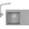 Franke Colonnes - Set G216, évier En Fragranit CNG 611-78 TL / 2 Et Mitigeur Samoa, Pierre Grise / Chrome 114.0650.797 -Franke 9c97dc3a81d2ede7fb78e44f