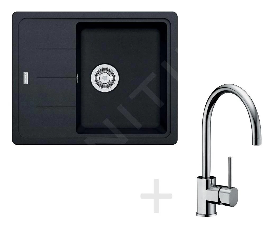 Franke Colonnes - Set De Cuisine G54, évier En Granit BFG 611-62, Onyx + Robinet FC 650, Chrome 114.0323.799 3 Franke Colonnes - Set De Cuisine G54, évier En Granit BFG 611-62, Onyx + Robinet FC 650, Chrome 114.0323.799