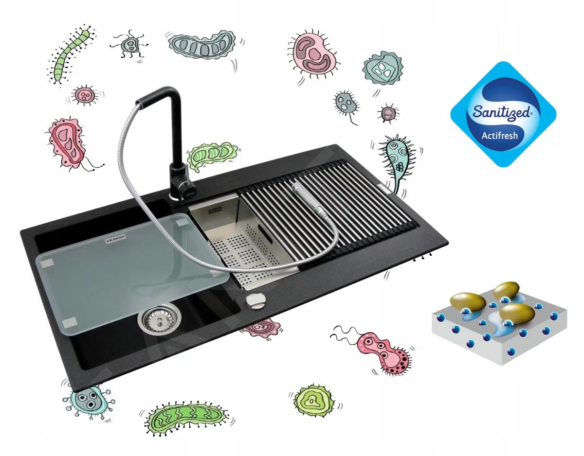 Franke Colonnes - Set G222, évier En Fragranit CNG 611-62 TL / 7 Et Mitigeur FP 0408.031, Cachemire / Chrome 114.0650.765 8 Franke Colonnes - Set G222, évier En Fragranit CNG 611-62 TL / 7 Et Mitigeur FP 0408.031, Cachemire / Chrome 114.0650.765 – Image 6