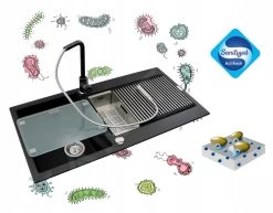 Franke Colonnes - Set G7, évier Fragranit MRG 611-62 Et Mitigeur Samoa, Noir Mat / Chrome 114.0650.568 -Franke PHOTO 41