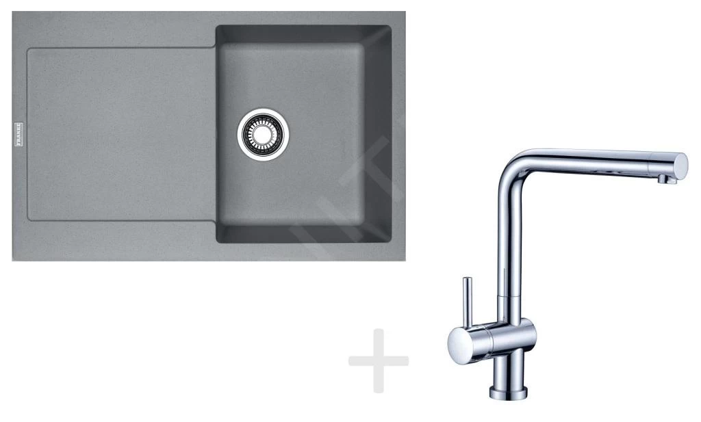 Franke Colonnes - Set De Cuisine G39, évier En Granit MRG 611, Pierre Grise + Robinet Samoa, Chrome 114.0283.425 3 Franke Colonnes - Set De Cuisine G39, évier En Granit MRG 611, Pierre Grise + Robinet Samoa, Chrome 114.0283.425