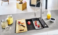 Franke Kubus 2 - Évier En Fragranit KNG 110-62, 760x460 Mm, Onyx 125.0512.515 -Franke a5fae359199a8a883d009cac