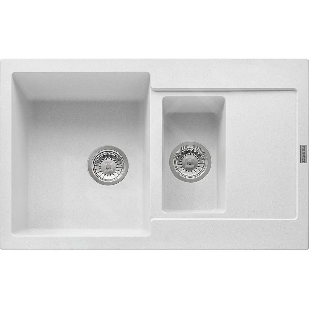 Franke Maris - Évier En Fragranit MRG 651-78, 780x500 Mm, Blanc Artic 114.0285.325 3 Franke Maris - Évier En Fragranit MRG 651-78, 780x500 Mm, Blanc Artic 114.0285.325