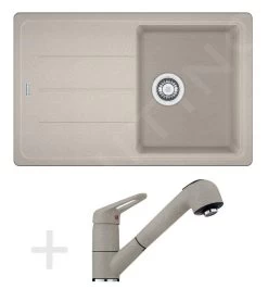 Franke Colonnes - Set De Cuisine G57, évier En Granit BFG 611-78, Sahara + Robinet FC 9547, Sahara 114.0323.916