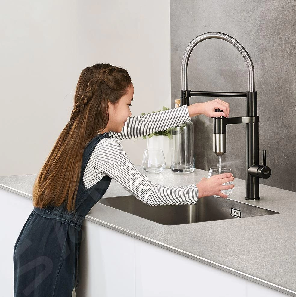 Franke Mitigeurs Filtrants - Vital Tap Filtration D’eau, Chrome/gun Metal 120.0621.228 6 Franke Mitigeurs Filtrants - Vital Tap Filtration D’eau, Chrome/gun Metal 120.0621.228 – Image 4
