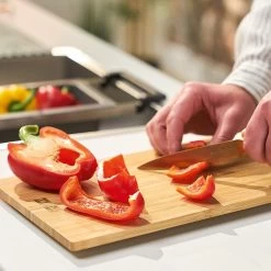 Franke ALL IN Set D'accessoires Universel Planche à Découper Bambou 32x20 + Panier égouttoir PVC Noir Sanitized (ALLINSET-1) -Franke all in set d accessoires universel planche a decouper bambou 32x20 panier egouttoir pvc noir sanitized allinset 1 2