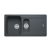 Franke Aveta AVD651 Evier 97x50cm Avec Vide-sauce Et égouttoir Réversible, Fradura, Anthracite (AVD651A) -Franke aveta avd651 evier 97x50cm avec vide sauce et egouttoir reversible fradura anthracite 1140386792