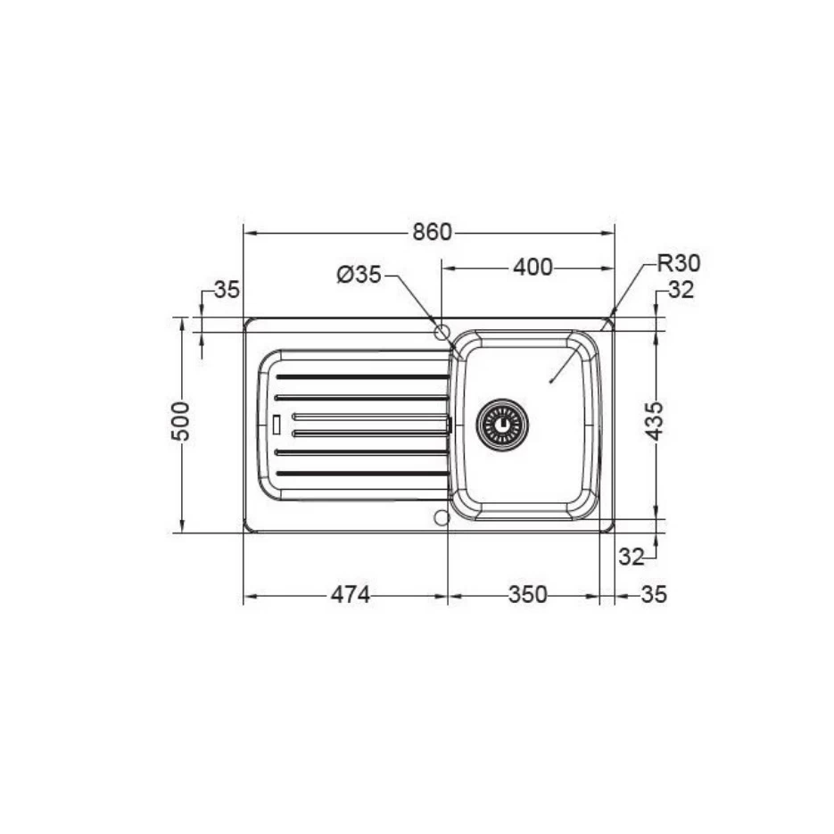 Franke Aveta Evier 86x50cm Avec égouttoir Réversible Fradura, Gris + Mitigeur Cuisine Semi-pro, Douchette Extractible, Chrome/Gris 6 Franke Aveta Evier 86x50cm Avec égouttoir Réversible Fradura, Gris + Mitigeur Cuisine Semi-pro, Douchette Extractible, Chrome/Gris – Image 4