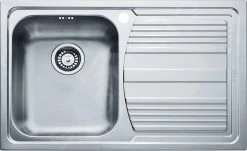 Franke Logica - Évier En Inox LLX 611/2, 790x500 Mm 101.0120.187