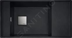 Franke Fresno - Évier En Fragranit FSG 211, 860x458 Mm, Onyx 135.0539.538