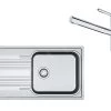 Franke Colonnes - Set N84, évier En Inox SRX 611-86 LB Et Mitigeur FC 3054.031, Inox / Chrome 101.0650.599 -Franke b67a88c5562e158a4f5b6276