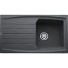 Franke ATG 611 Evier En Fragranit - 86x50cm - Avec égouttoir, Graphite -Franke basis bfg 611 97 evier 97x50cm avec egouttoir reversible fragranit onyx bfg611 97on