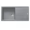 Franke Basis BFG 611-97 Evier 97x50cm Avec égouttoir Réversible, Fragranit +, Pierre Grise (BFG611-97SK) -Franke basis bfg 611 97 evier 97x50cm avec egouttoir reversible fragranit pierre grise bfg611 97sk