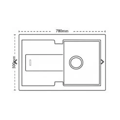 Franke BLG 611-78 Evier 78x50cm, En Fragranit + Égouttoir Extensible Avec Bonde Et Pompe A Savon Liquide Offert D'une Valeur De 79,90€ -Franke blg 611 78 evier 78x50cm en fragranit egouttoir extensible avec bonde et pompe a savon liquide offert d une valeur de 7990 4