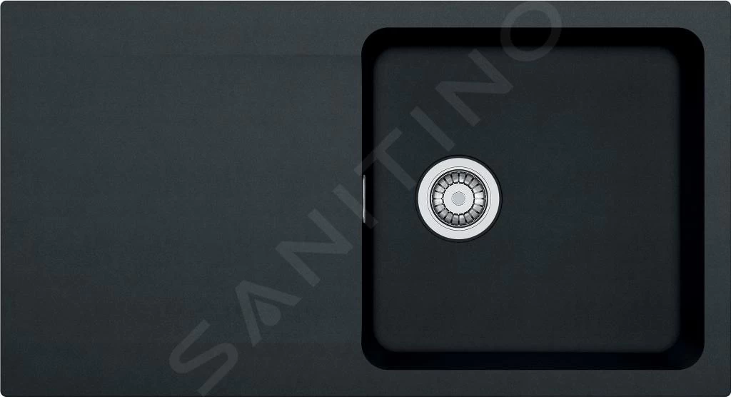 Franke Colonnes - Ensemble T98, évier En Tectonite OID 611 Et Mitigeur FP 9000.031, Noir / Chrome 143.0675.701 6 Franke Colonnes - Ensemble T98, évier En Tectonite OID 611 Et Mitigeur FP 9000.031, Noir / Chrome 143.0675.701 – Image 4