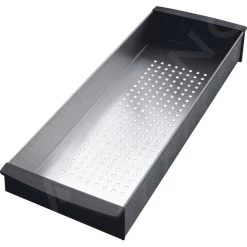 Franke Accessoires - Bac D&apos;égouttement 156x439x54 Mm, Inox / Plastique Noir 112.0066.060